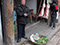 Vegetable seller in ancient town -  Luodaizhen, Longquanyi, Chengdu, Sichuan