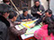 Inhabitants playing Majiang (Mah Jongg) -  Cangpocun, Yongjia, Wenzhou, Zhejiang